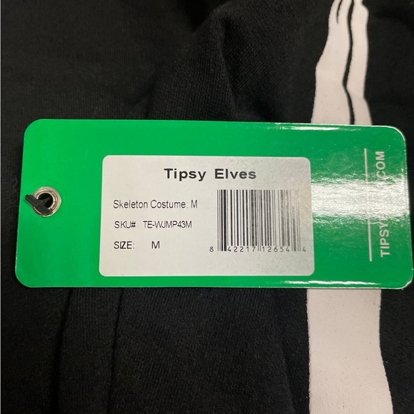 Tipsy Elves Unisex Skeleton Romper , Skeleton Costume , Skeleton Onesie - Picture 2 of 4